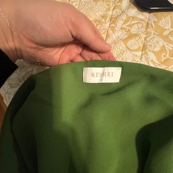 Meshki cowl neck green dress - Picture 6 of 7